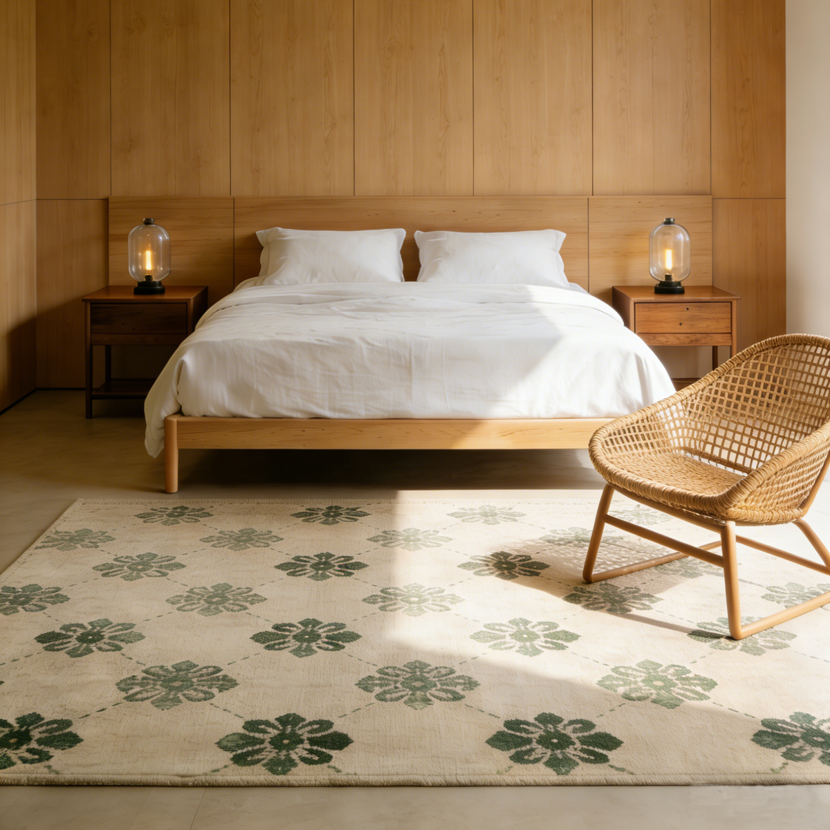 013604 Tumble In White Rug
