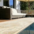 Erice Traditional White Rug