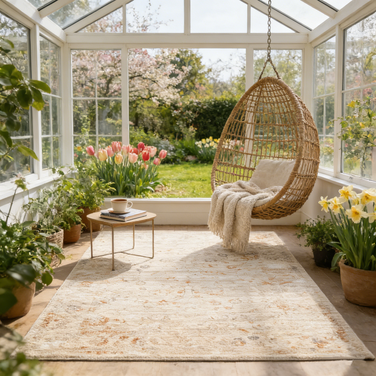Ocean Oriental in Beige Rug