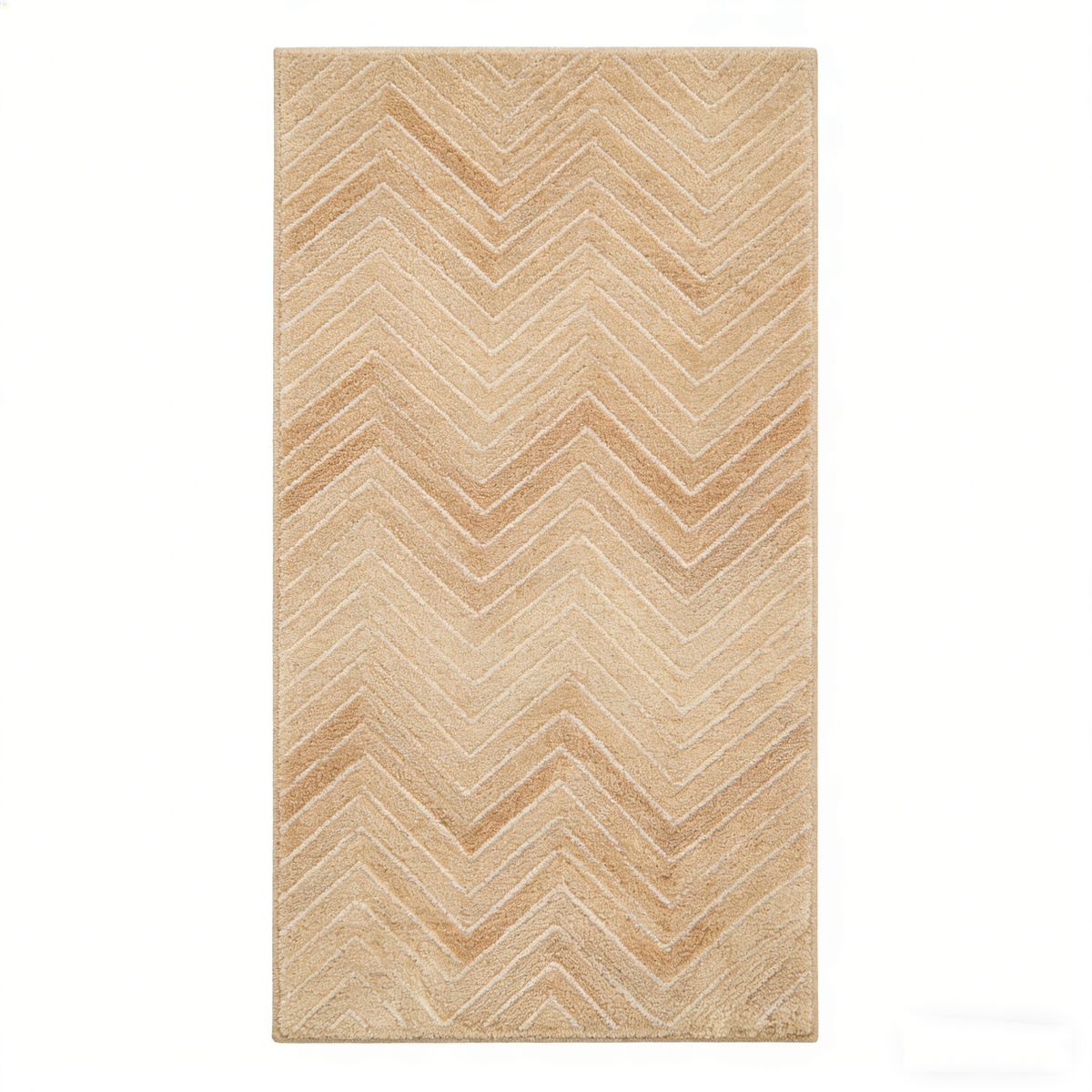Herringbone Natural Beige Jute Carpet