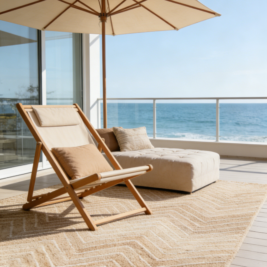 Herringbone Natural Beige Jute Carpet