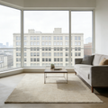 Jute & Cotton in White Rug