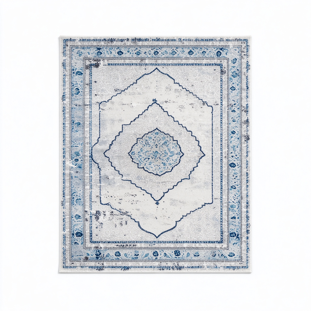 Oriental Grey Blue Rug