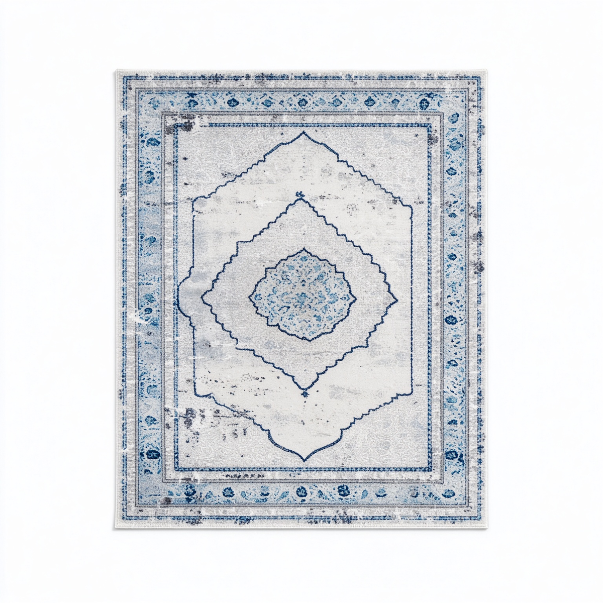 Oriental Grey Blue Rug