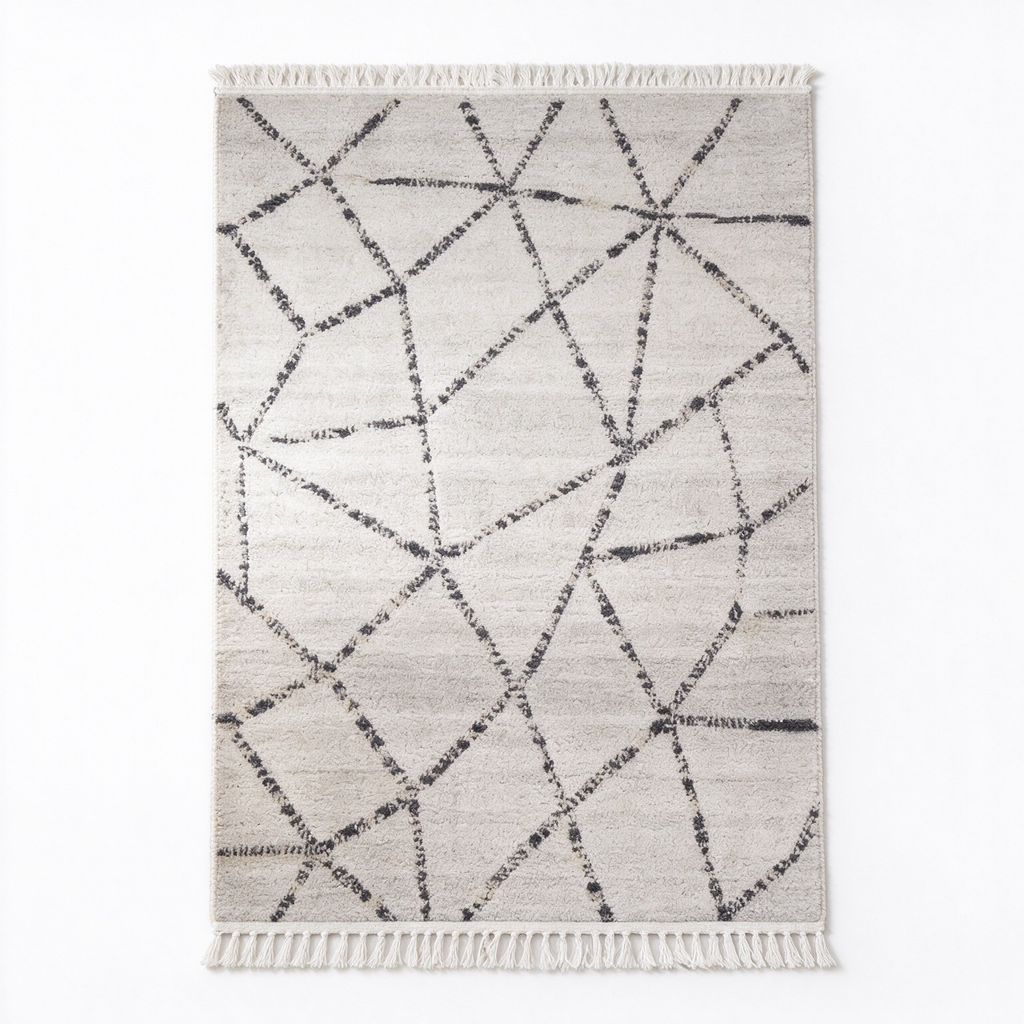 Geometric Grey & Anthracite Rug