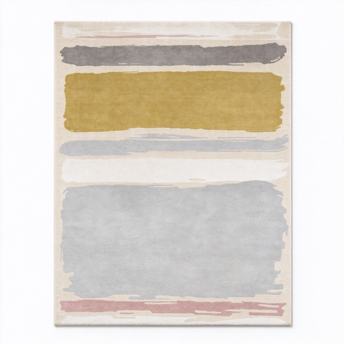 Abstract Linden/Silver Rug - 45401