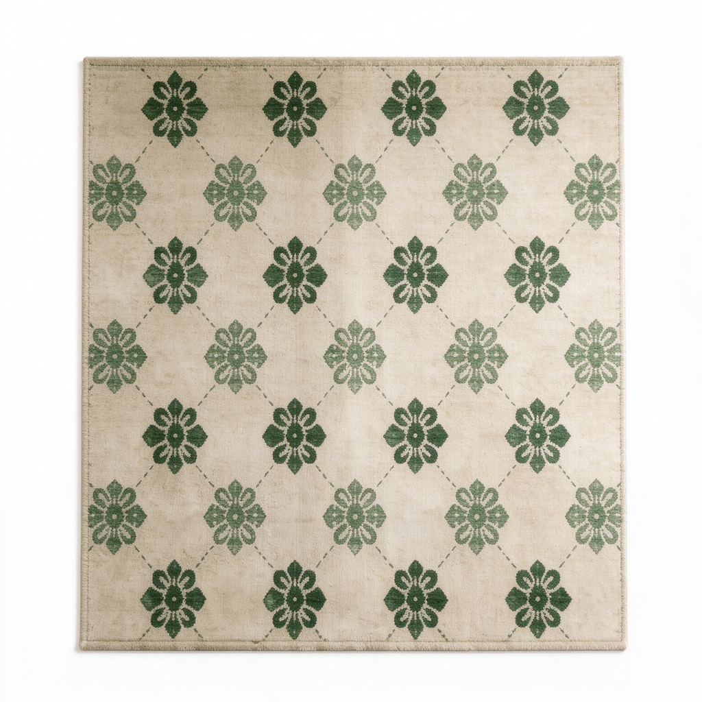 013604 Tumble In White Rug